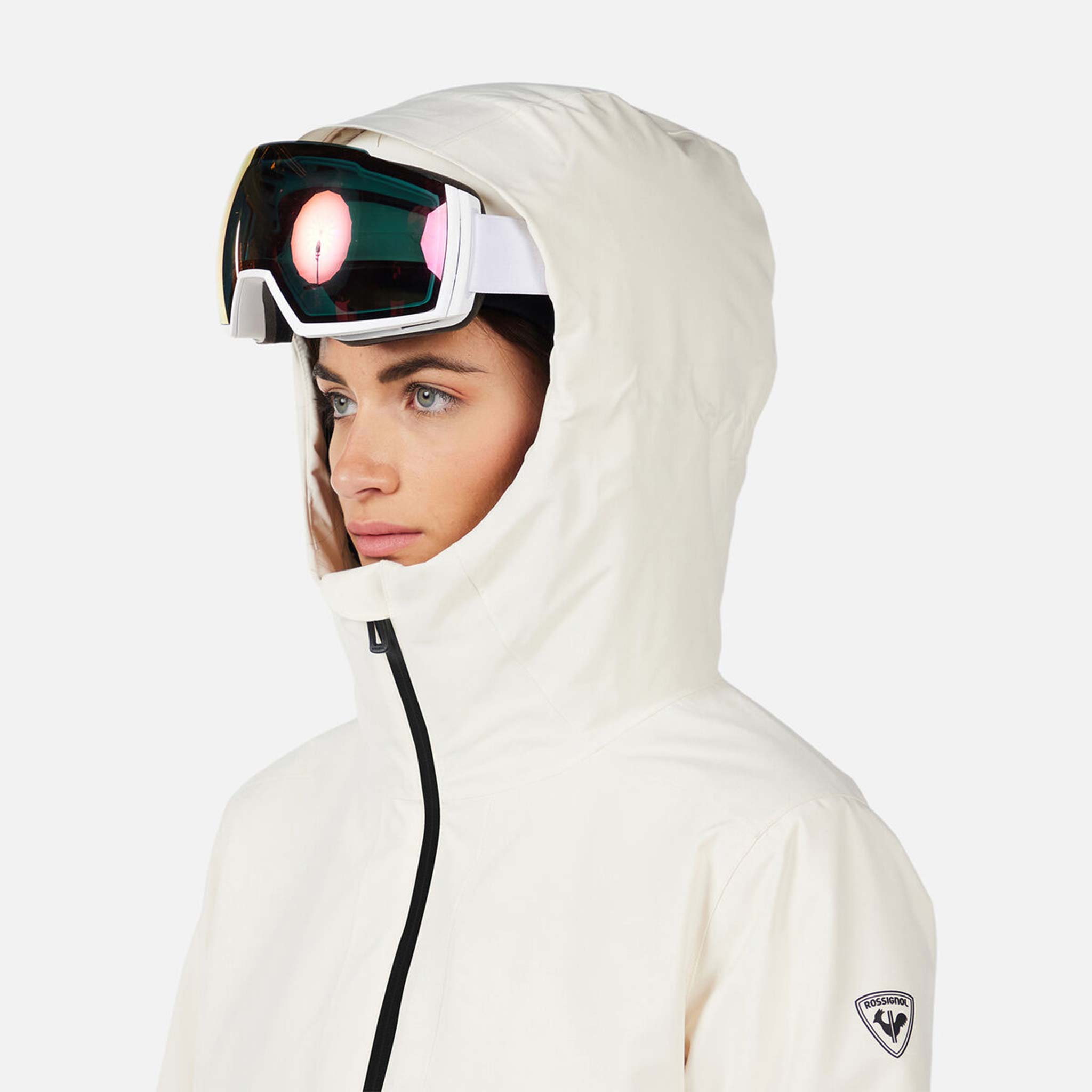Rochrun Insulated Ski Jacket in Nature White
