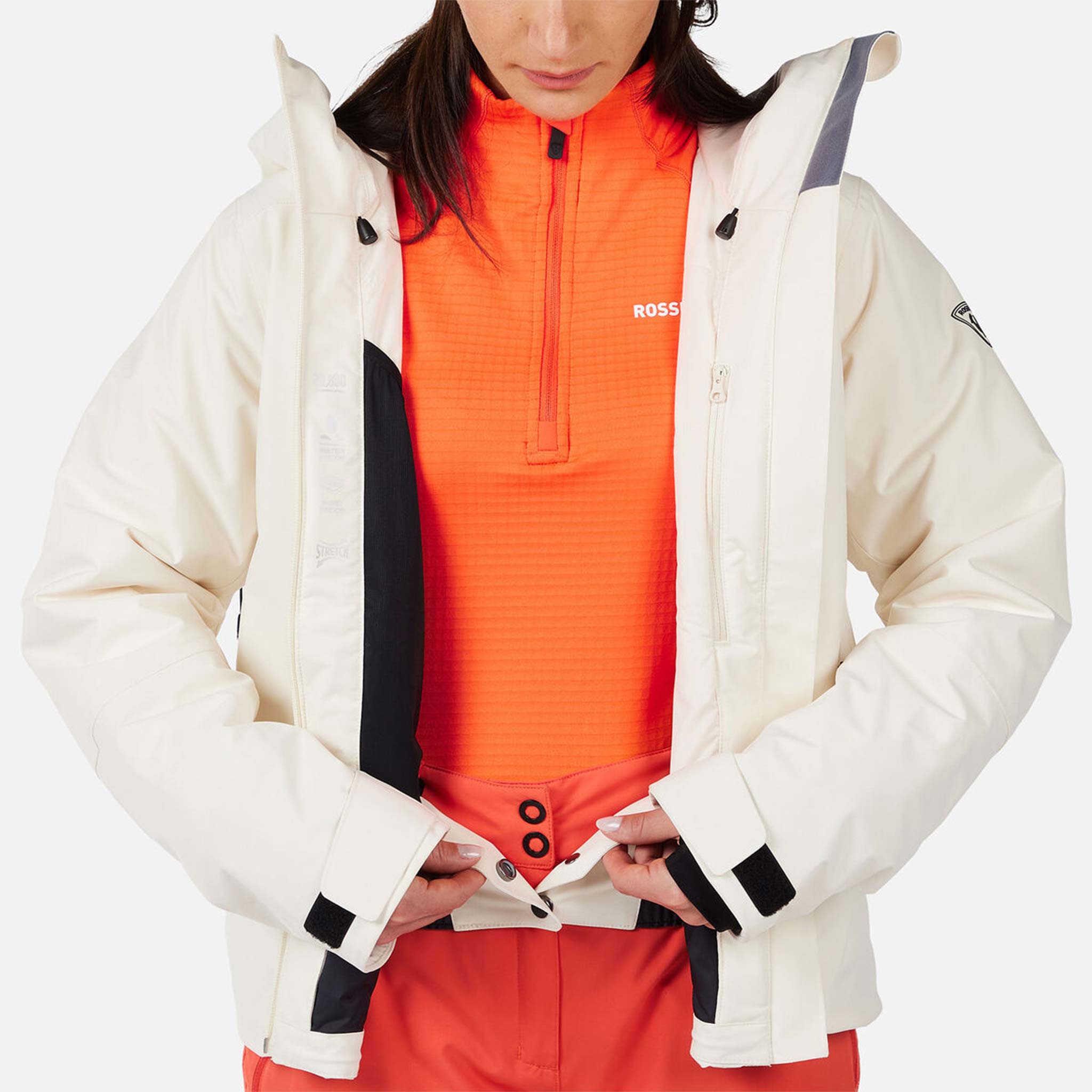 Rochrun Insulated Ski Jacket in Nature White