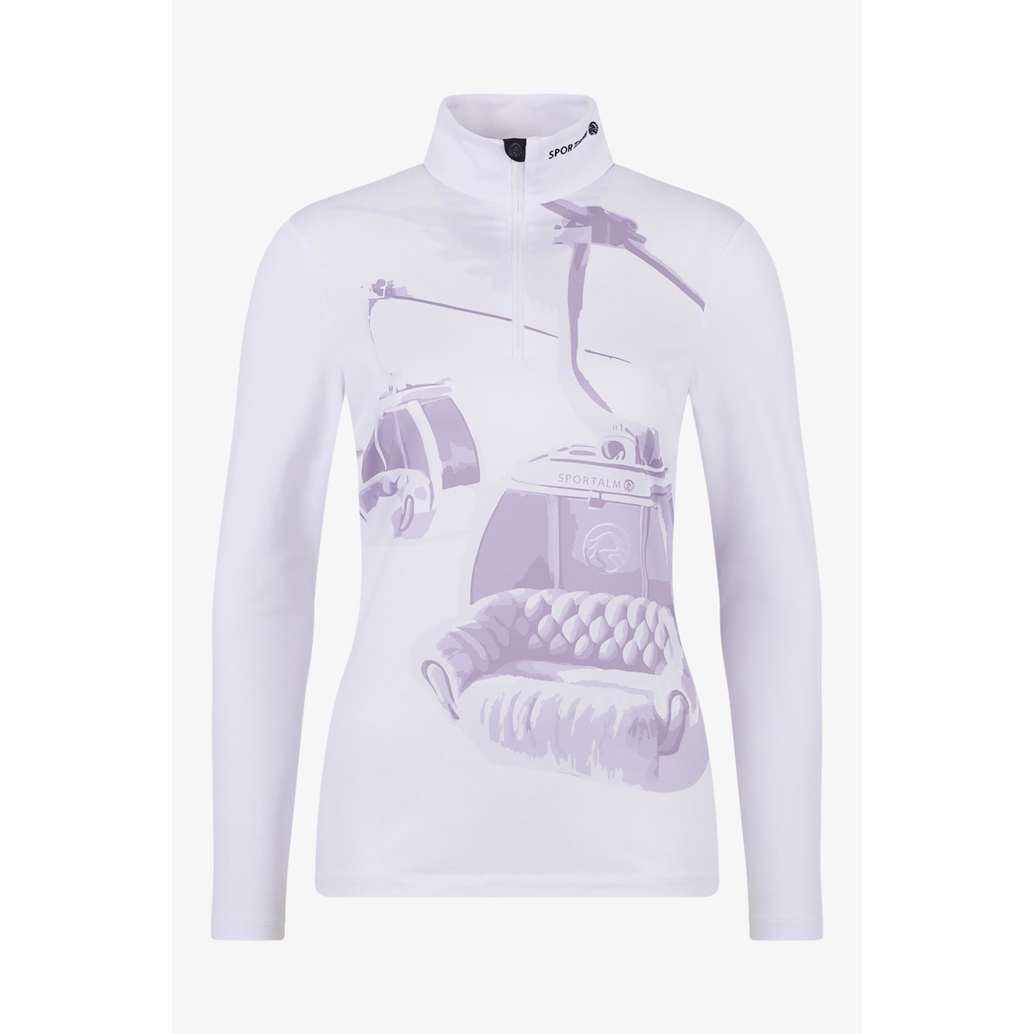 Misurina Half Zip in White