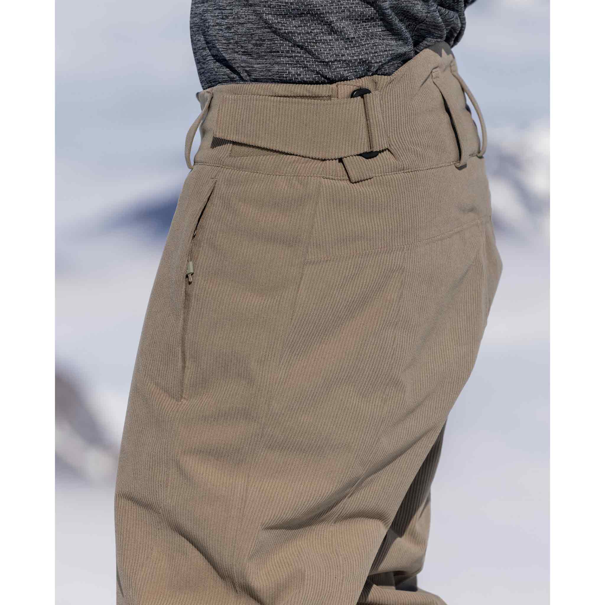 Carv Cord Ski Pant in Brindle