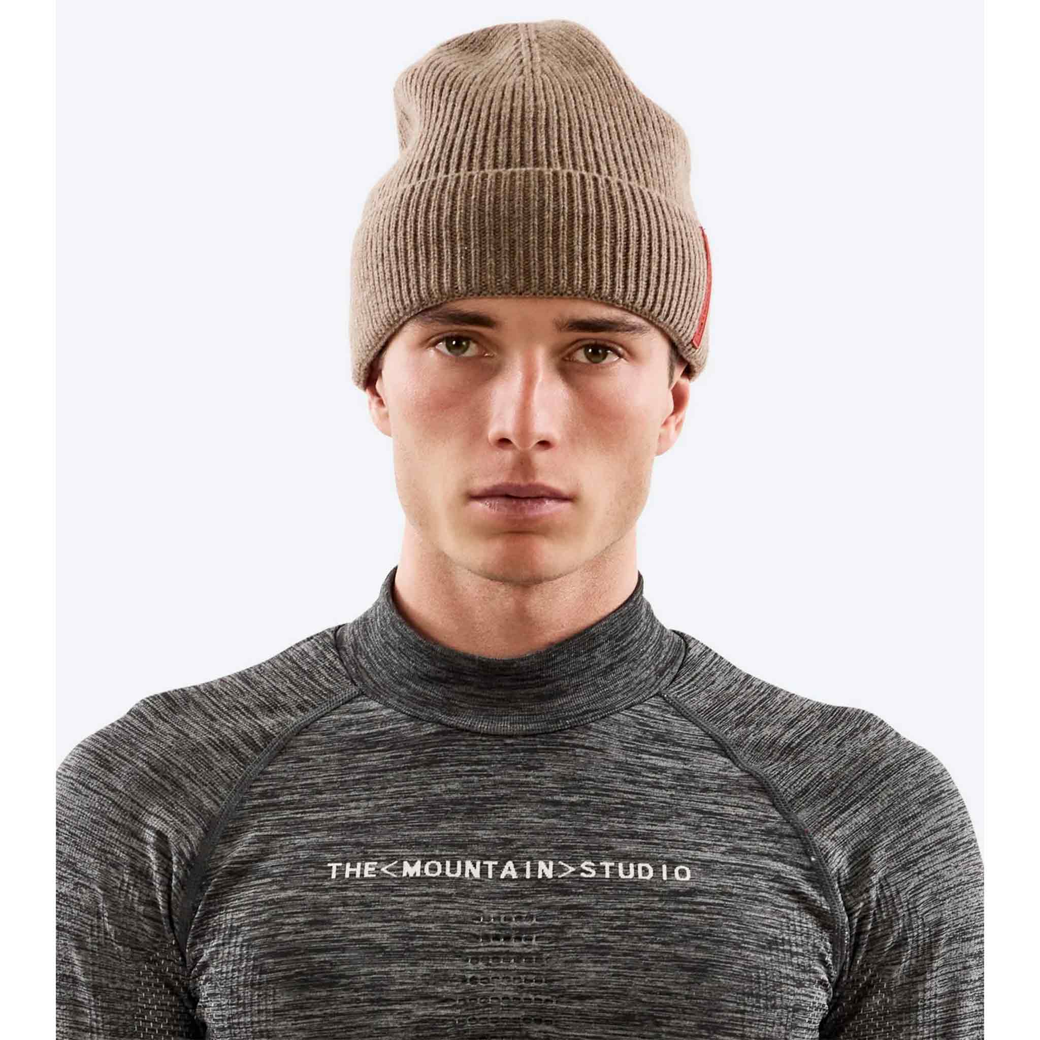 Cashmere Beanie in Brindle