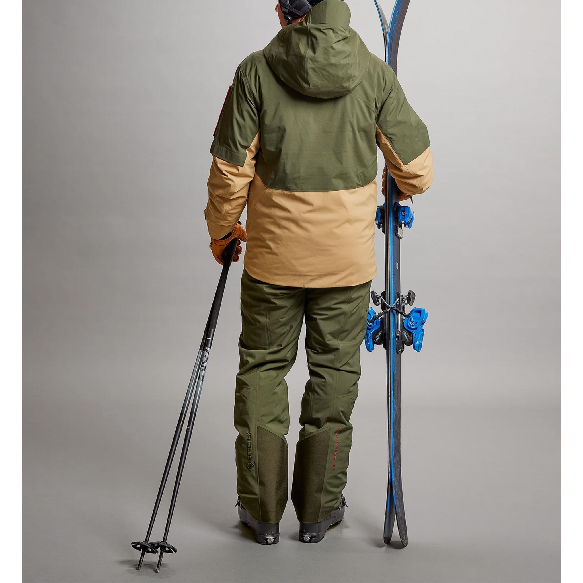 Gore-Tex 2L Stretch Jacket in Forest Green/Sand