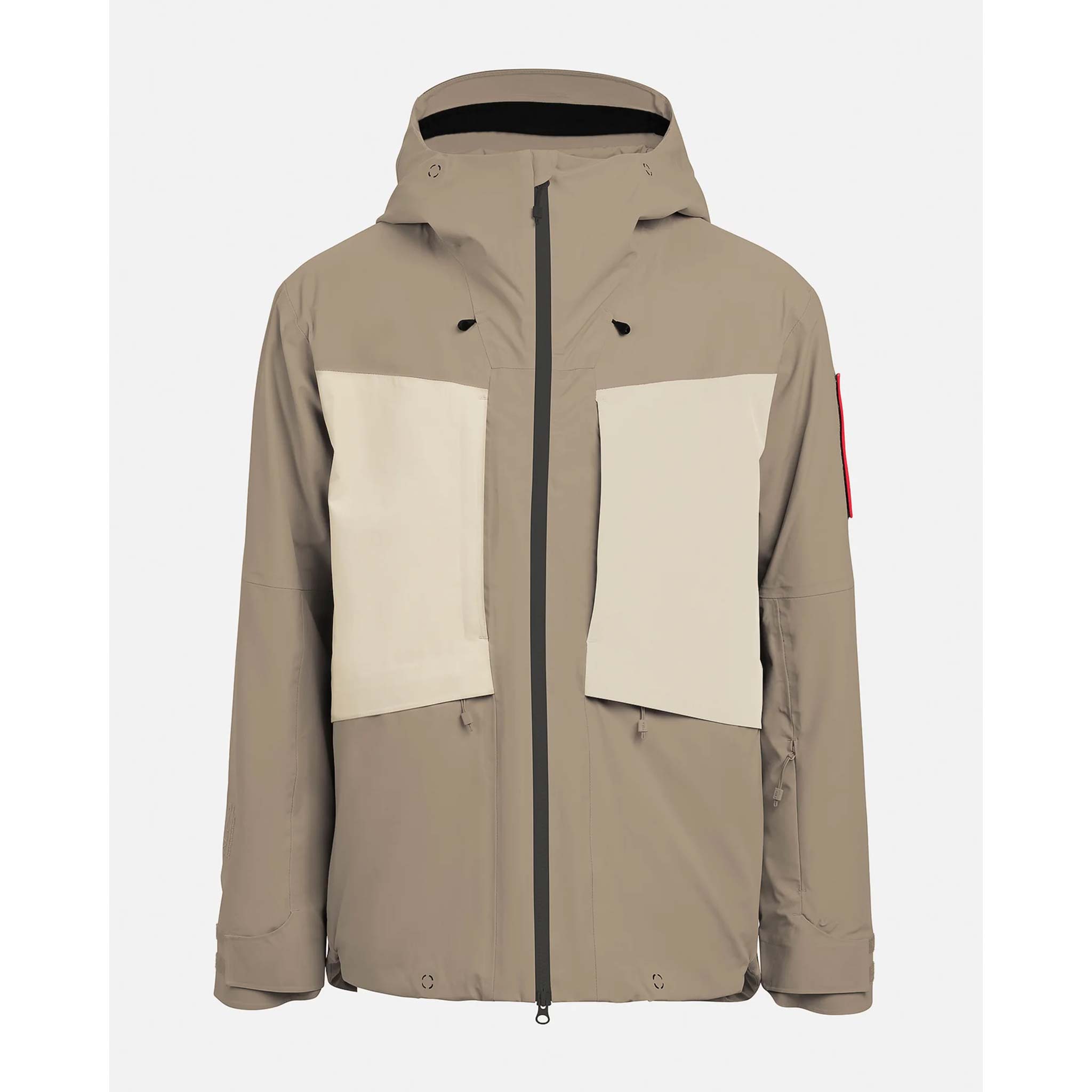 Hybrid 3L Shell Ski Jacket in Brindle
