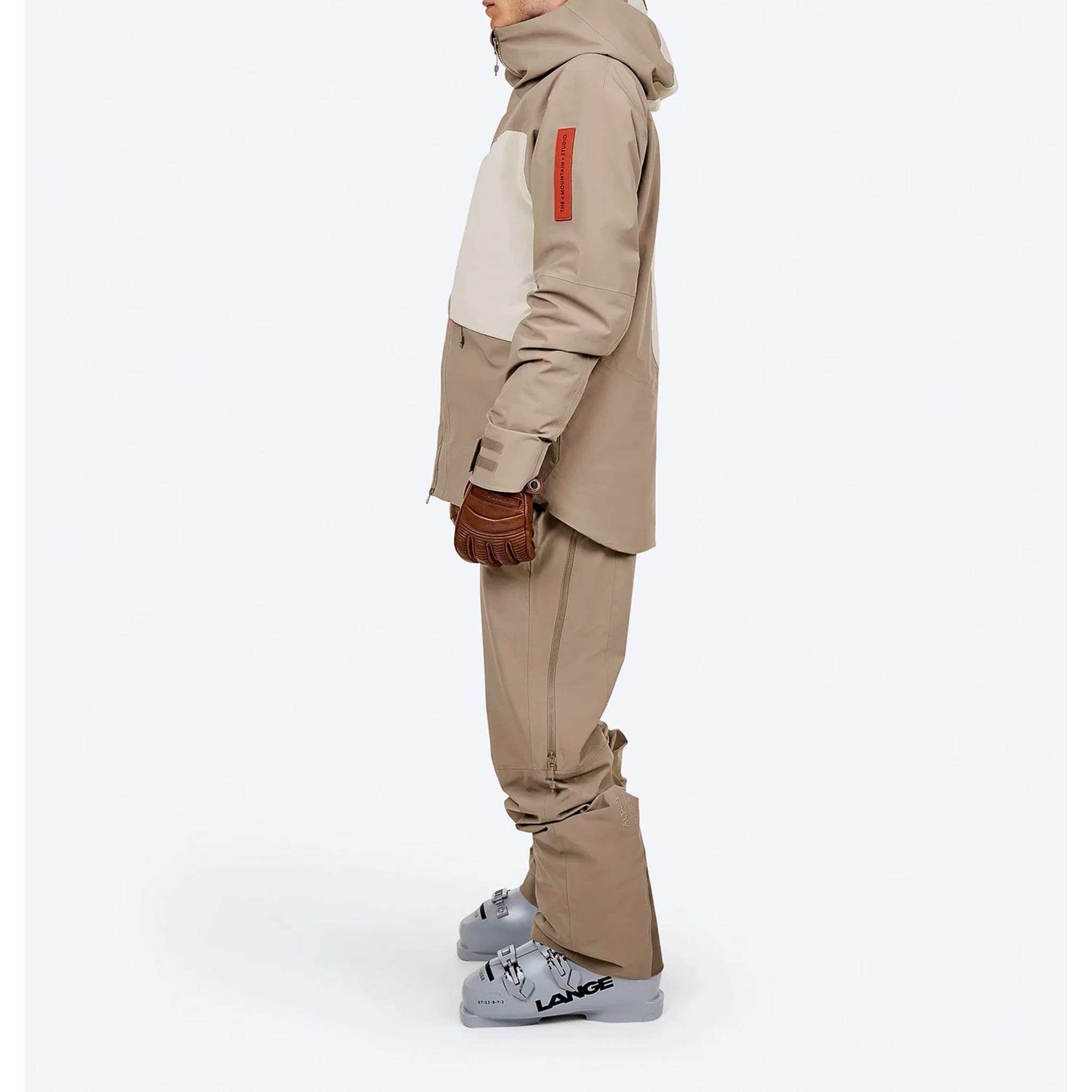 Hybrid 3L Shell Ski Jacket in Brindle