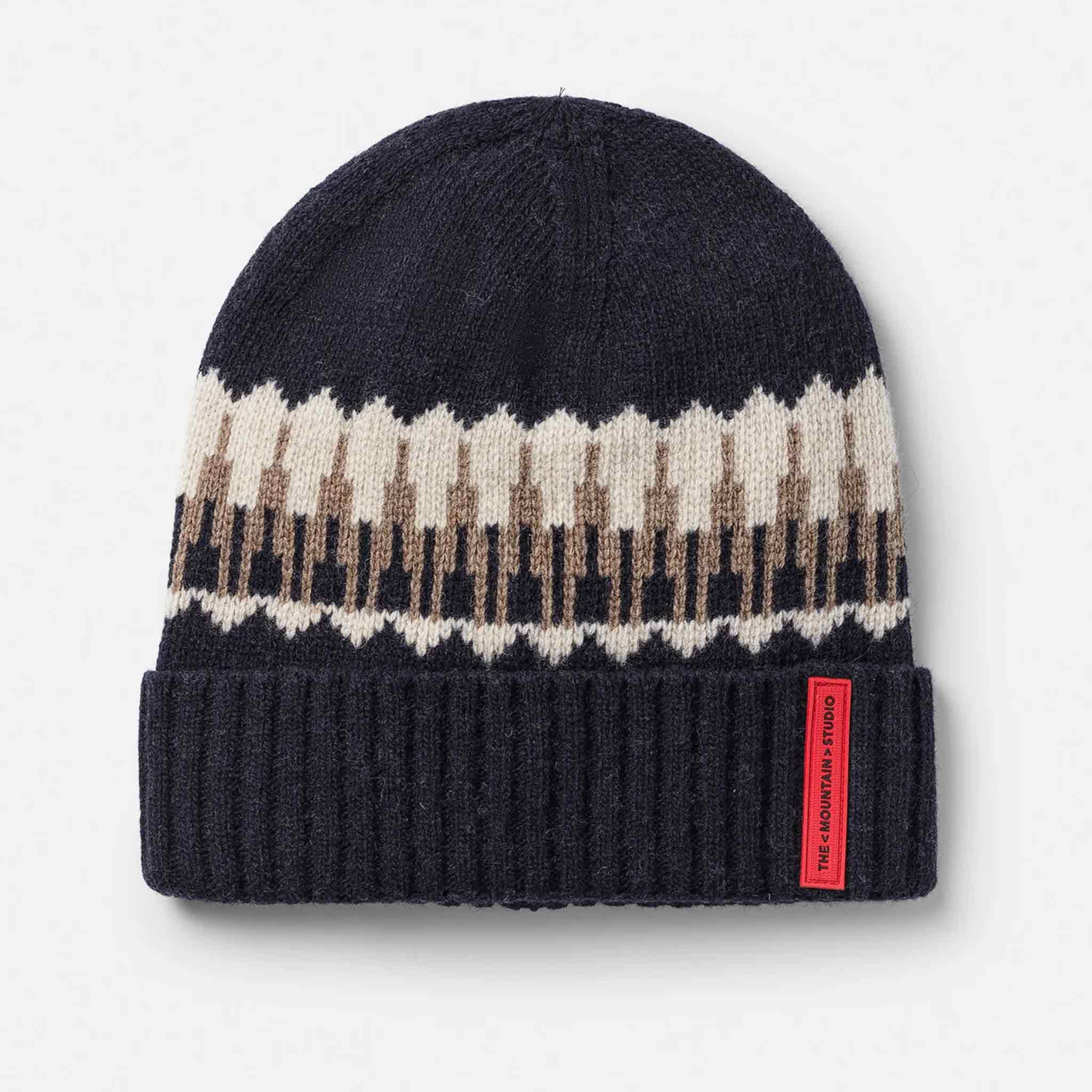 Lambswool Beanie in Sky Captain