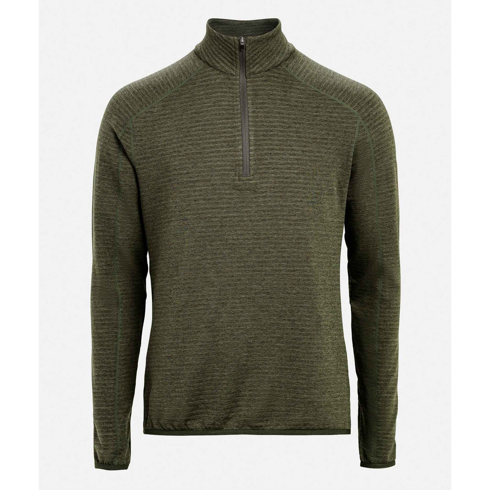 Tech Half Zip in Forest Green
