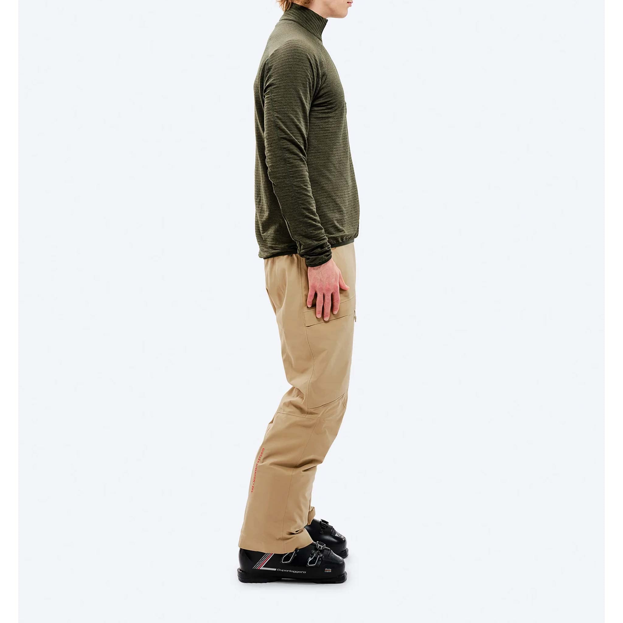 Tech Half Zip in Forest Green