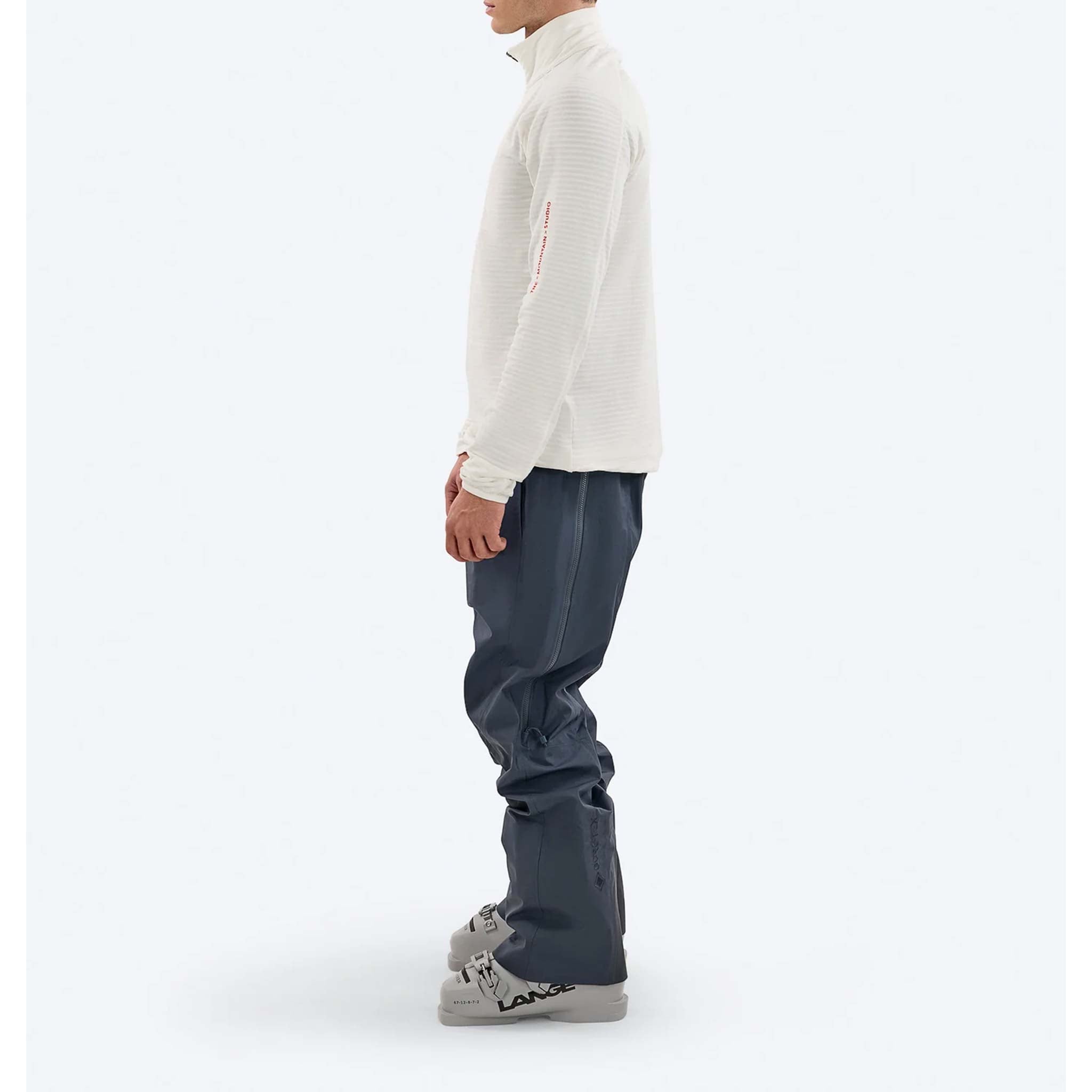 Tech Half Zip in White