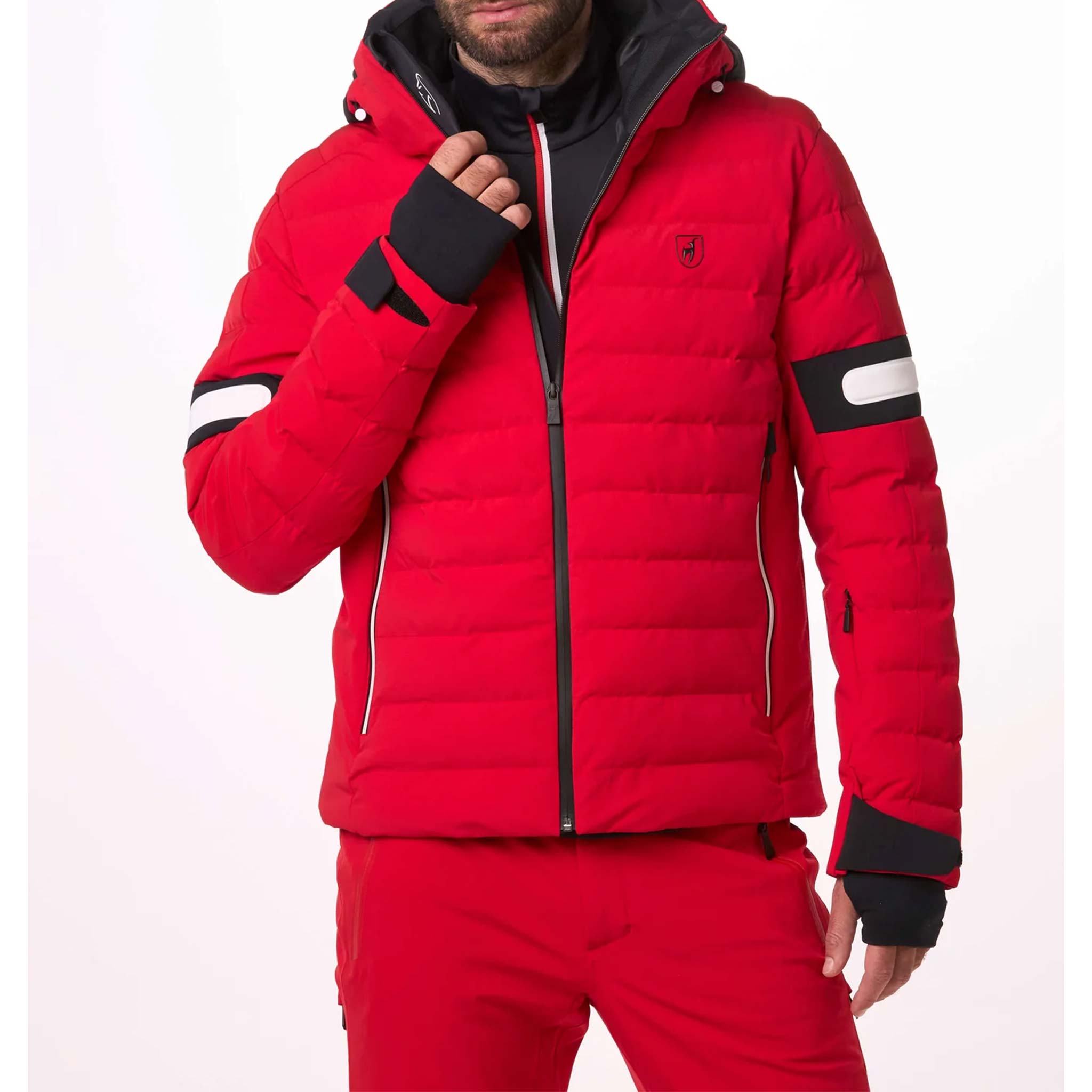 Gideon Ski Jacket in Signal Red