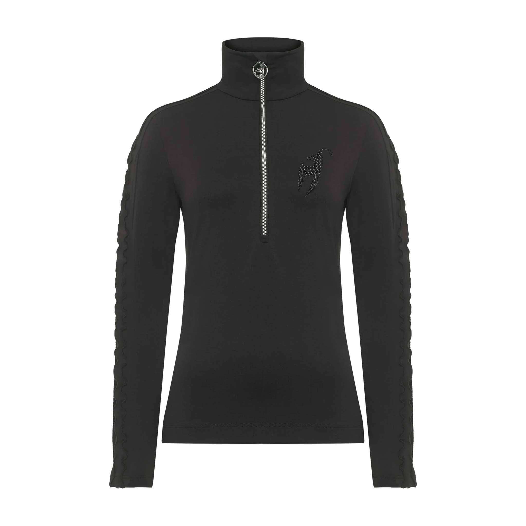 Vreni Half Zip in Black