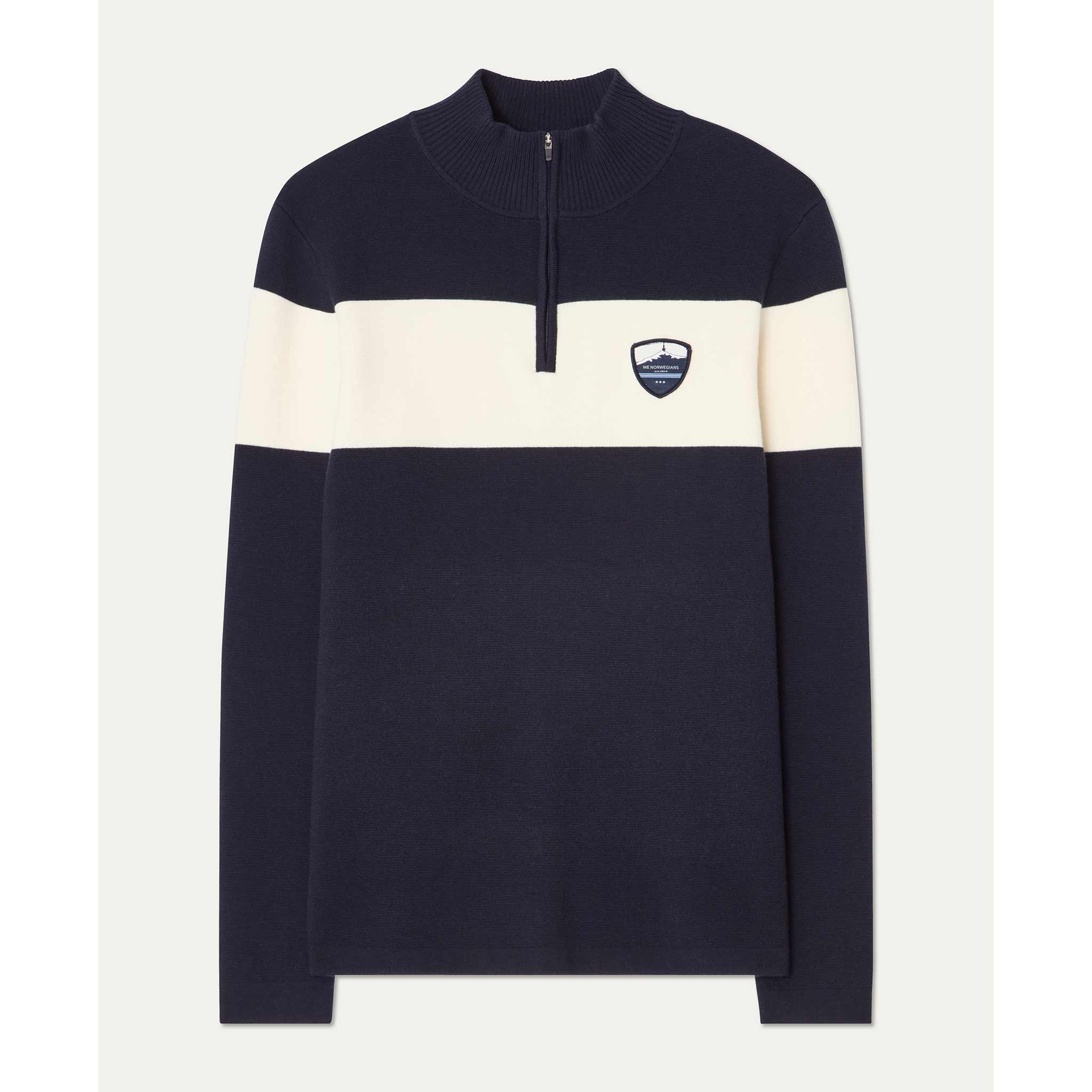 Holmenkollen Zipup Sweater in Navy