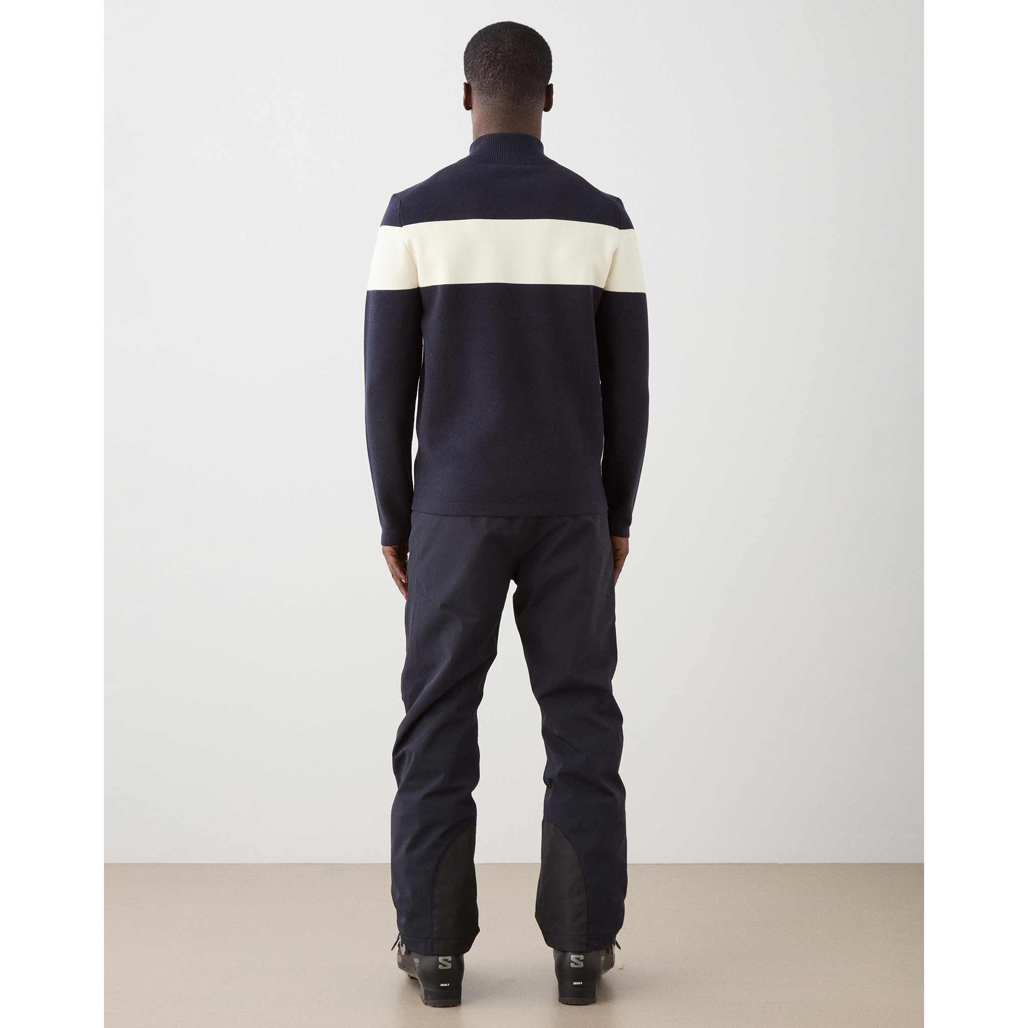 Holmenkollen Zipup Sweater in Navy