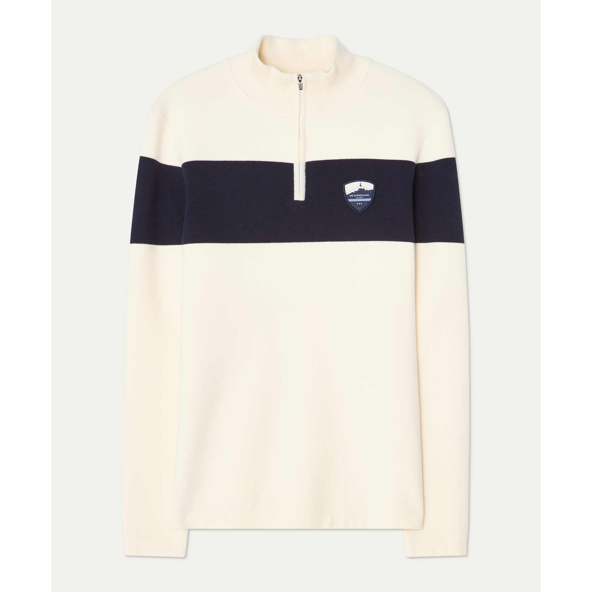 Holmenkollen Zipup Sweater in White