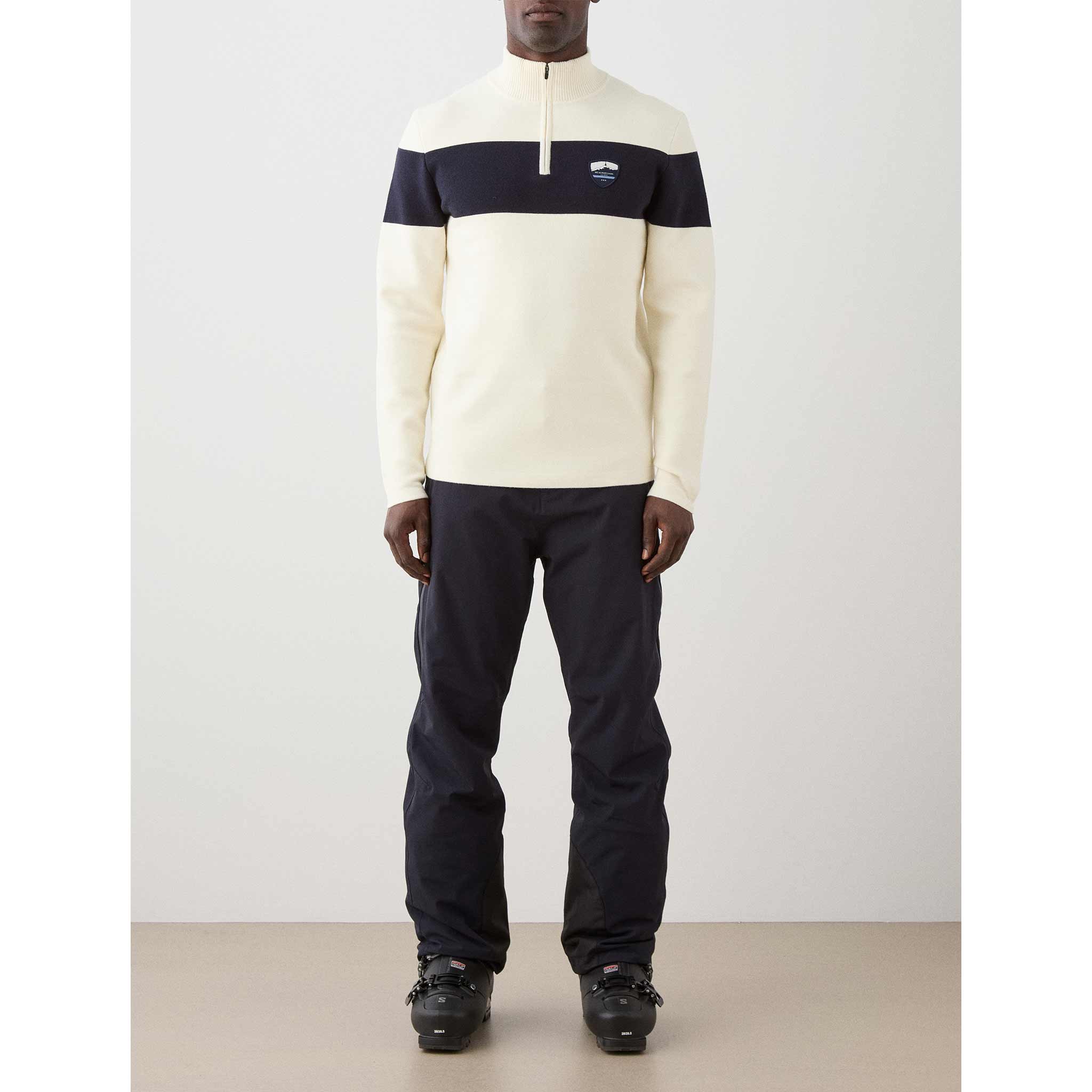 Holmenkollen Zipup Sweater in White