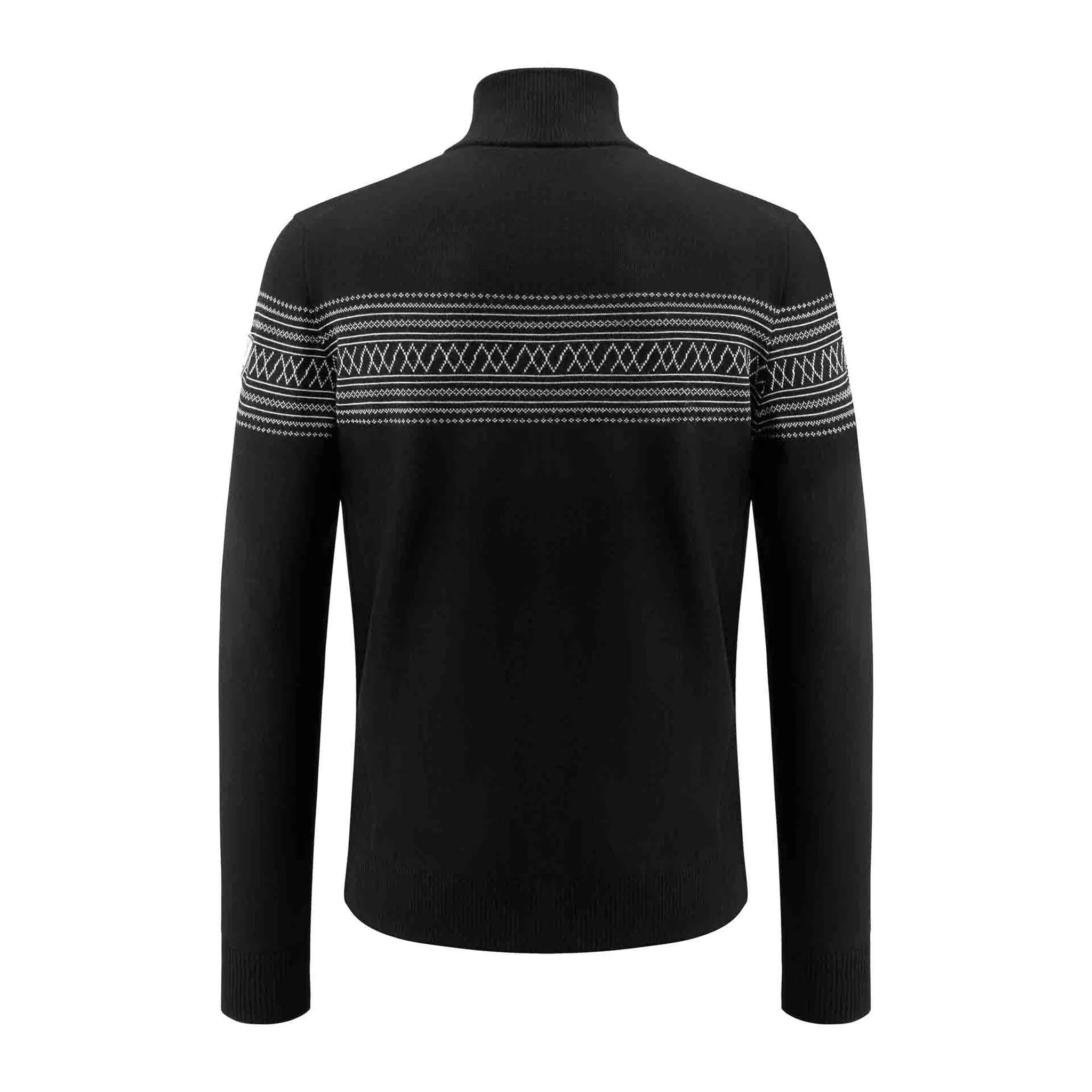 Signature Zipup Sweater in Black