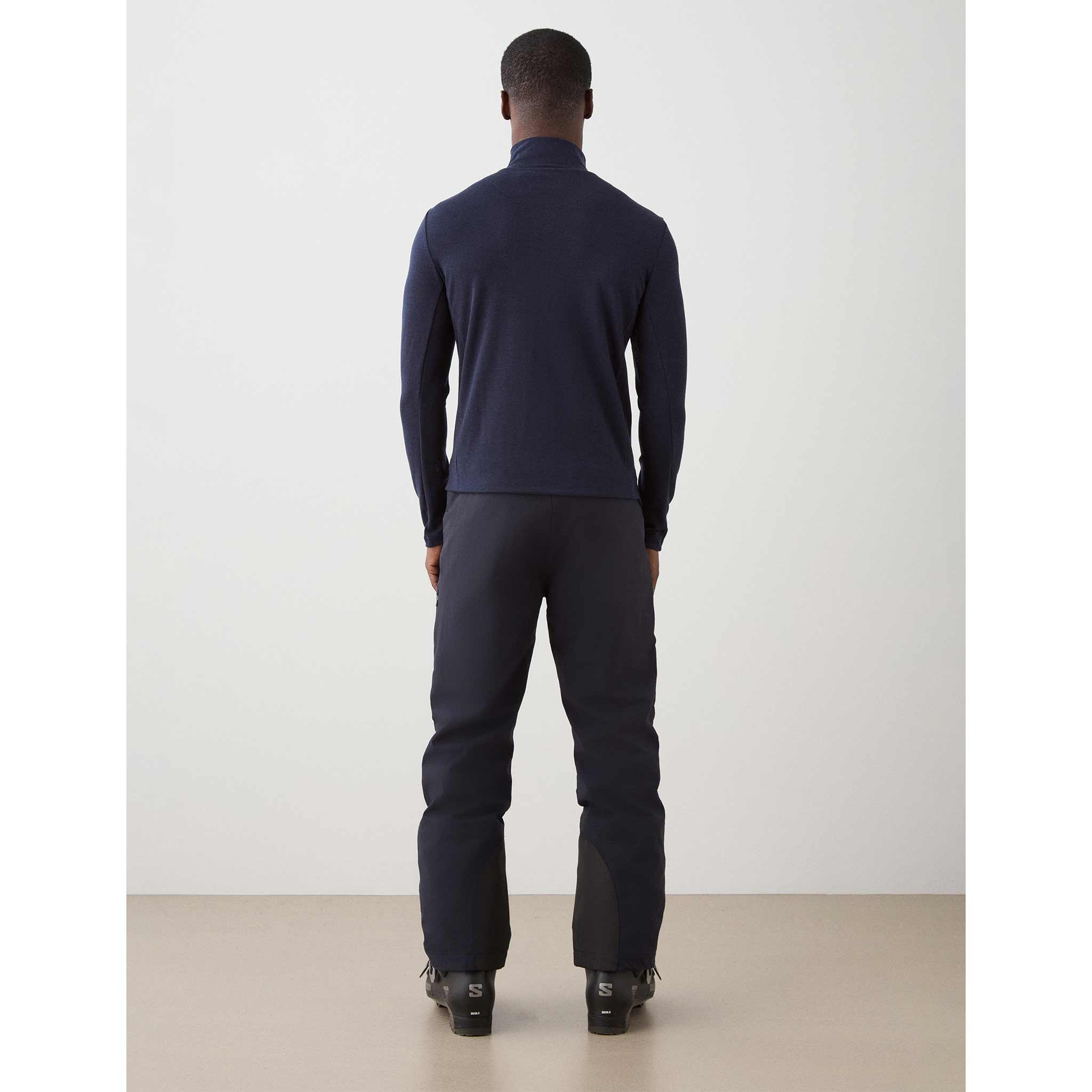 Ski Zipup Sweater in Navy