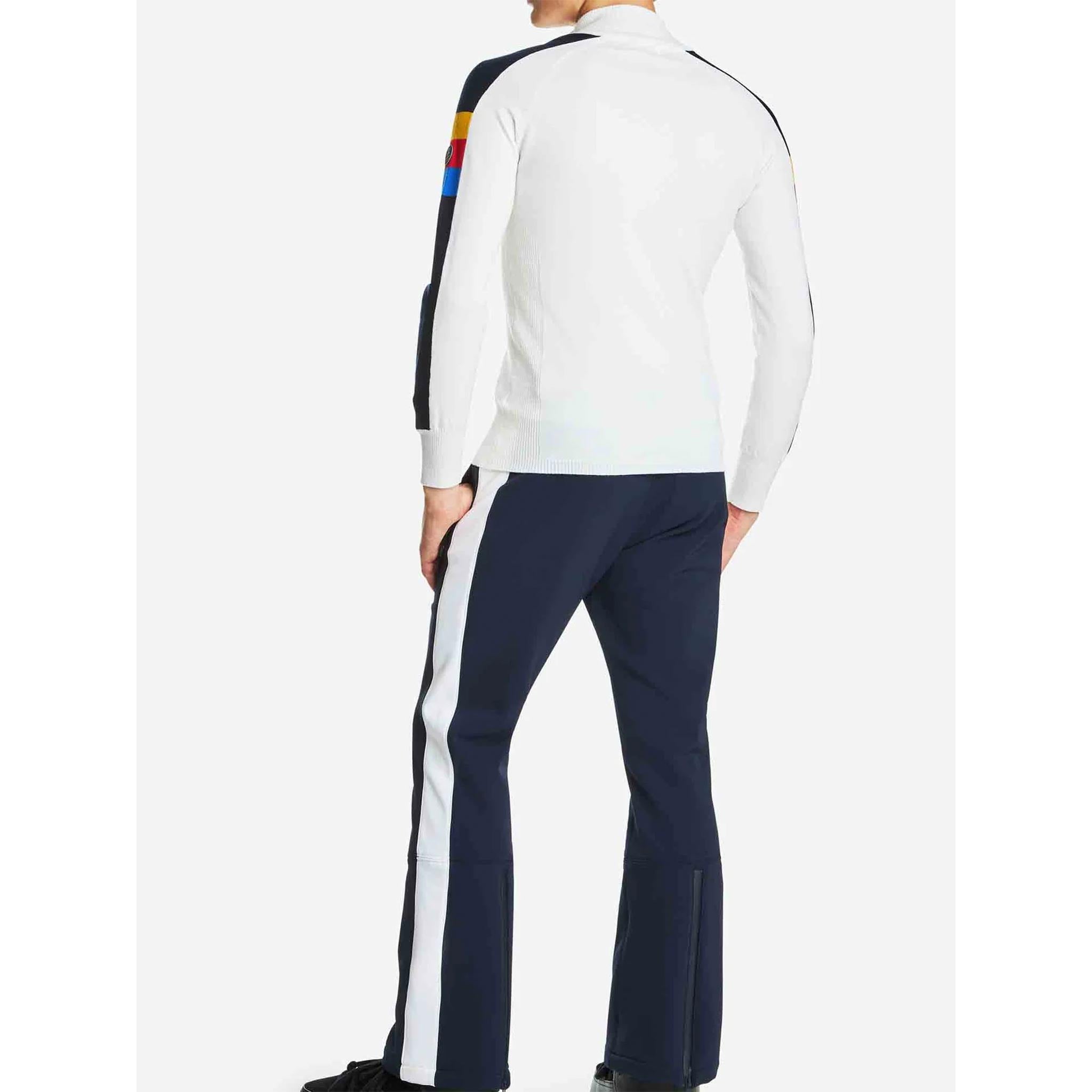 Varden Zipup Sweater in White