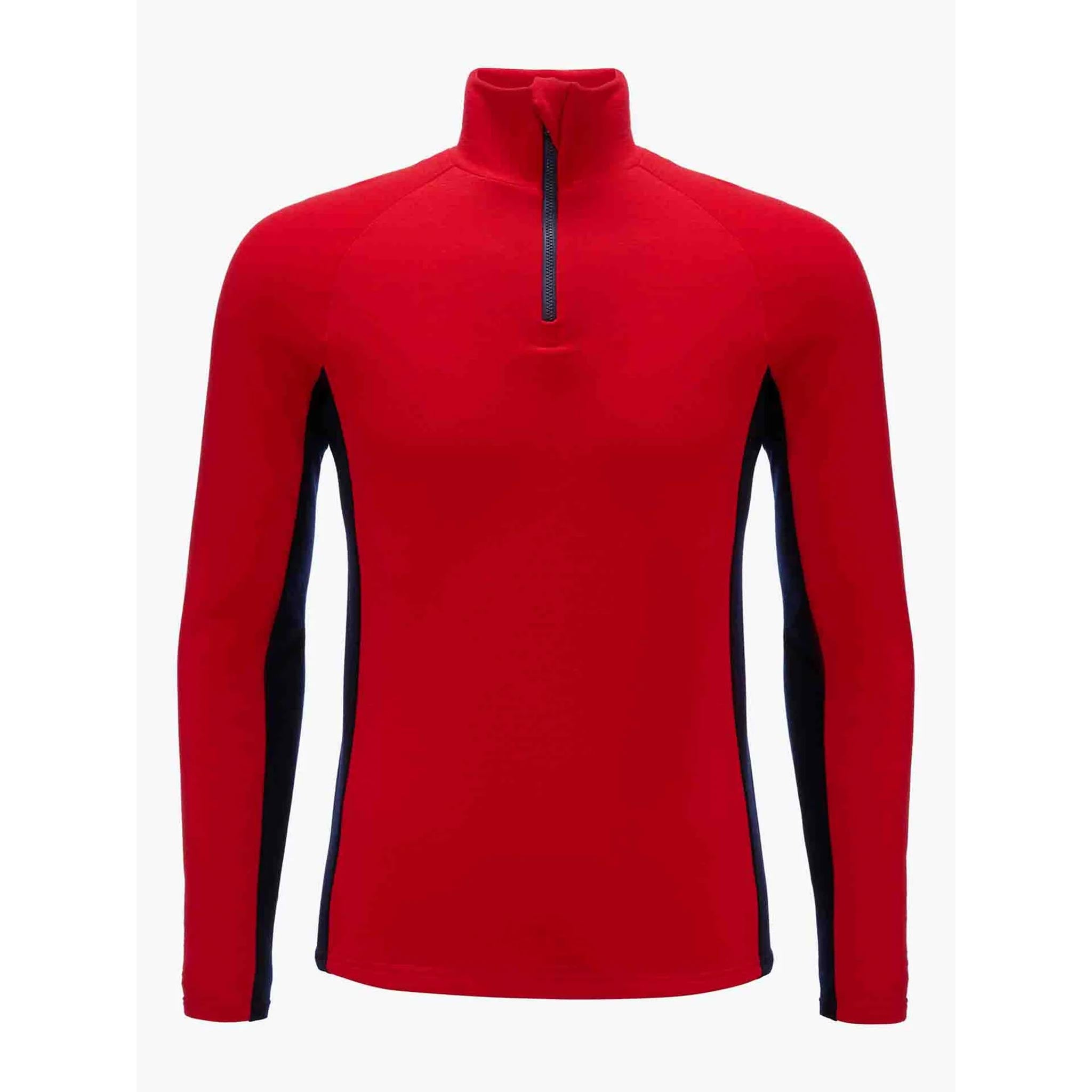 Voss Zipup Sweater in Red