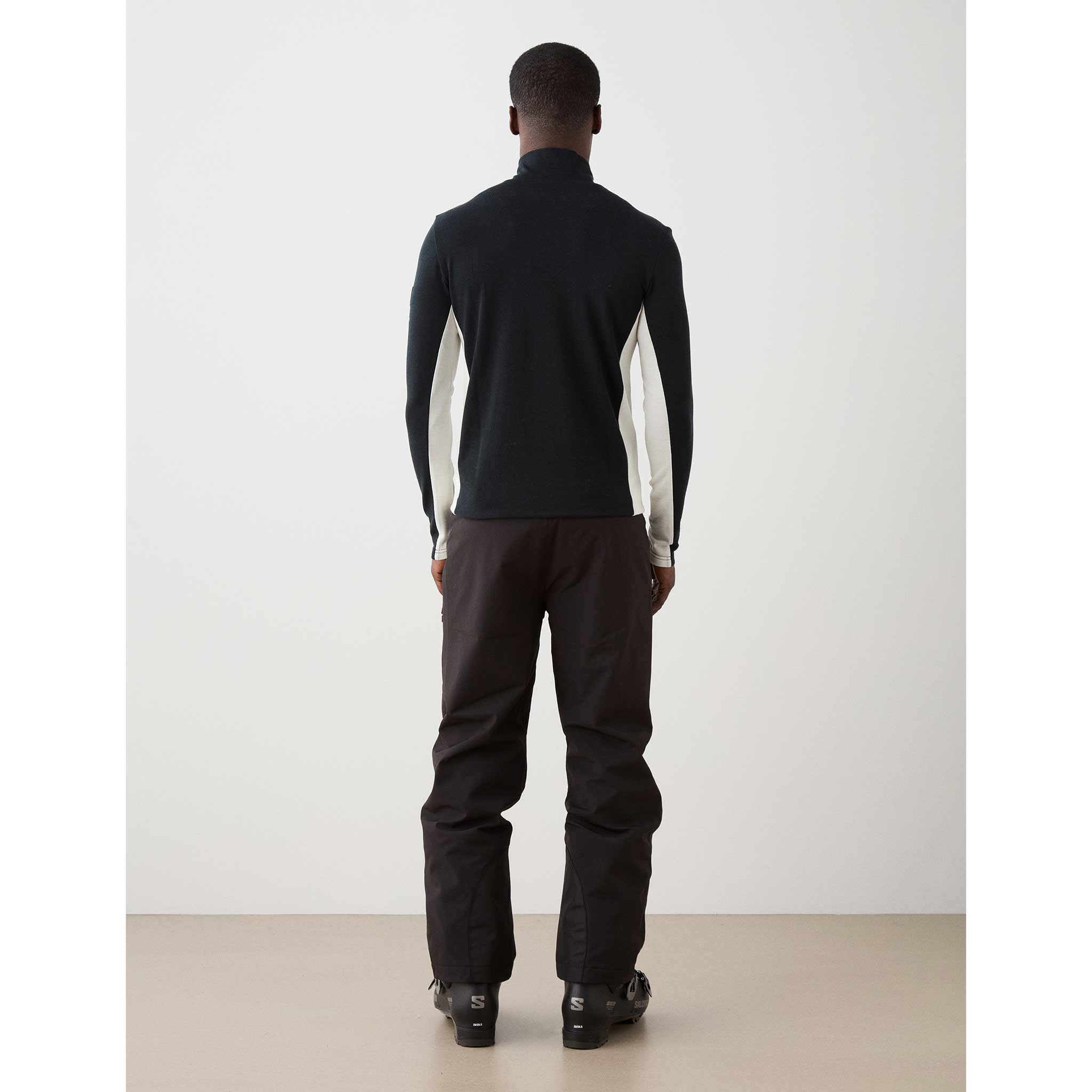 Voss Zipup Sweater in Black