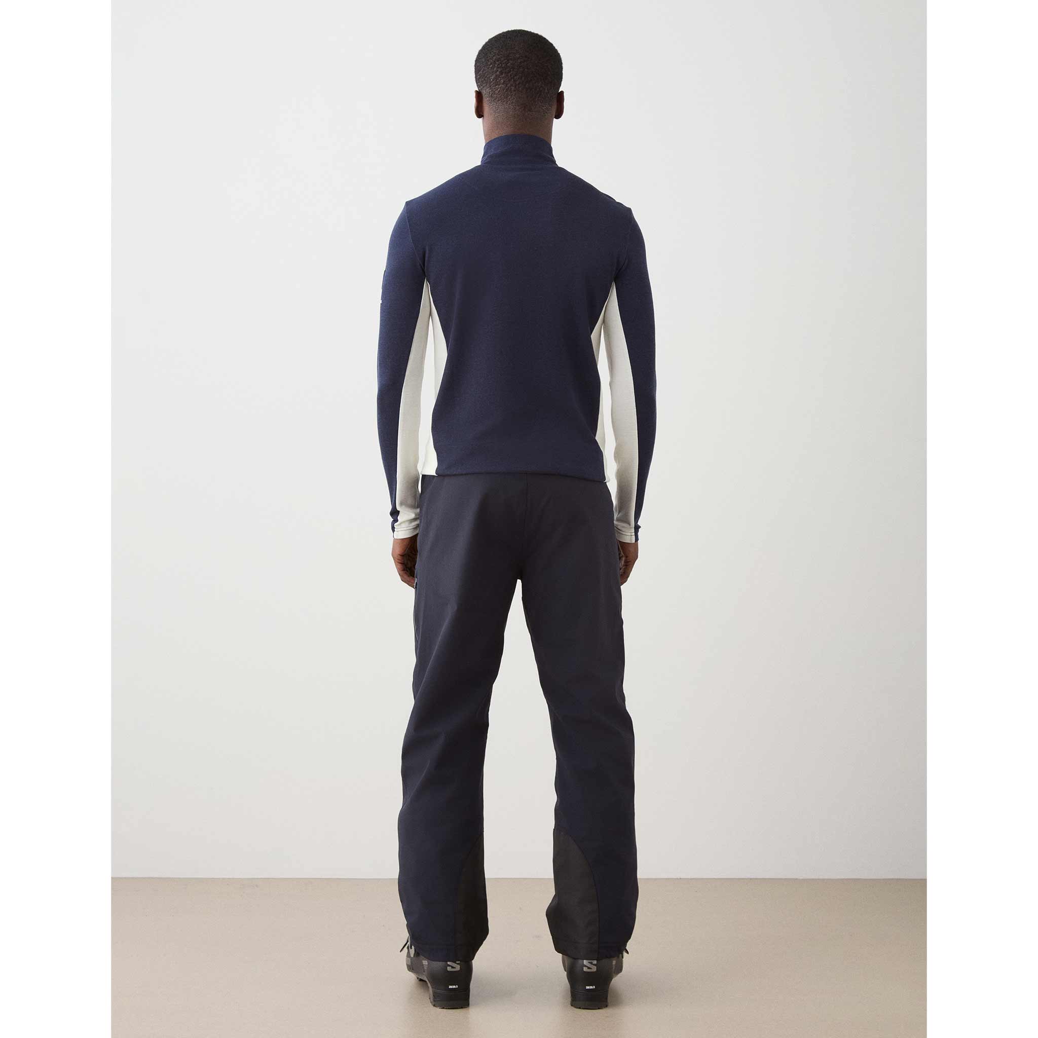 Voss Zipup Sweater in Navy