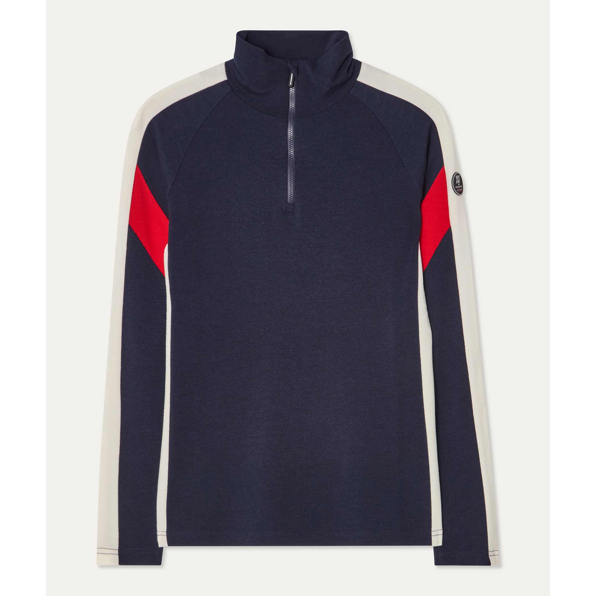 Zermatt Zipup Sweater in Navy