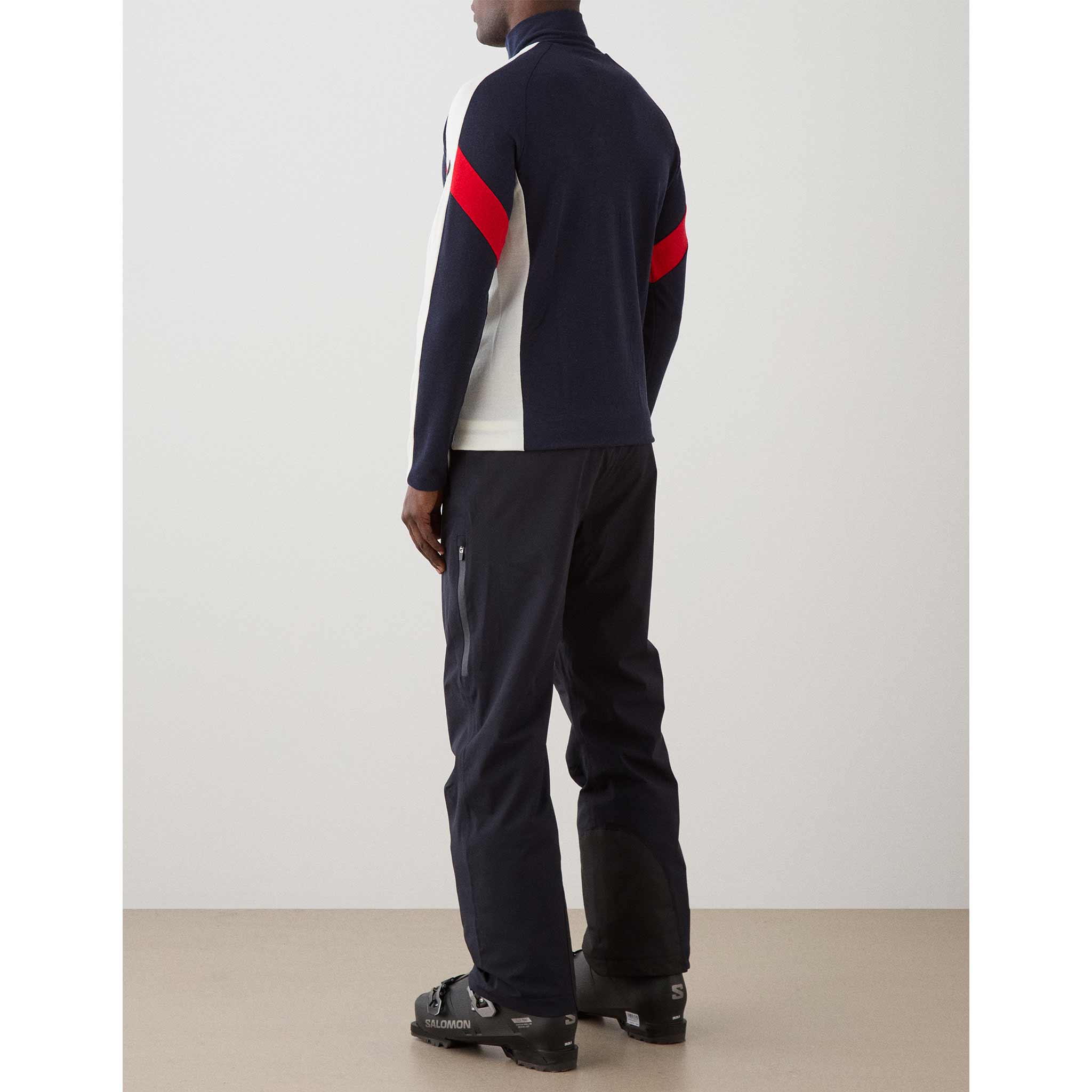 Zermatt Zipup Sweater in Navy