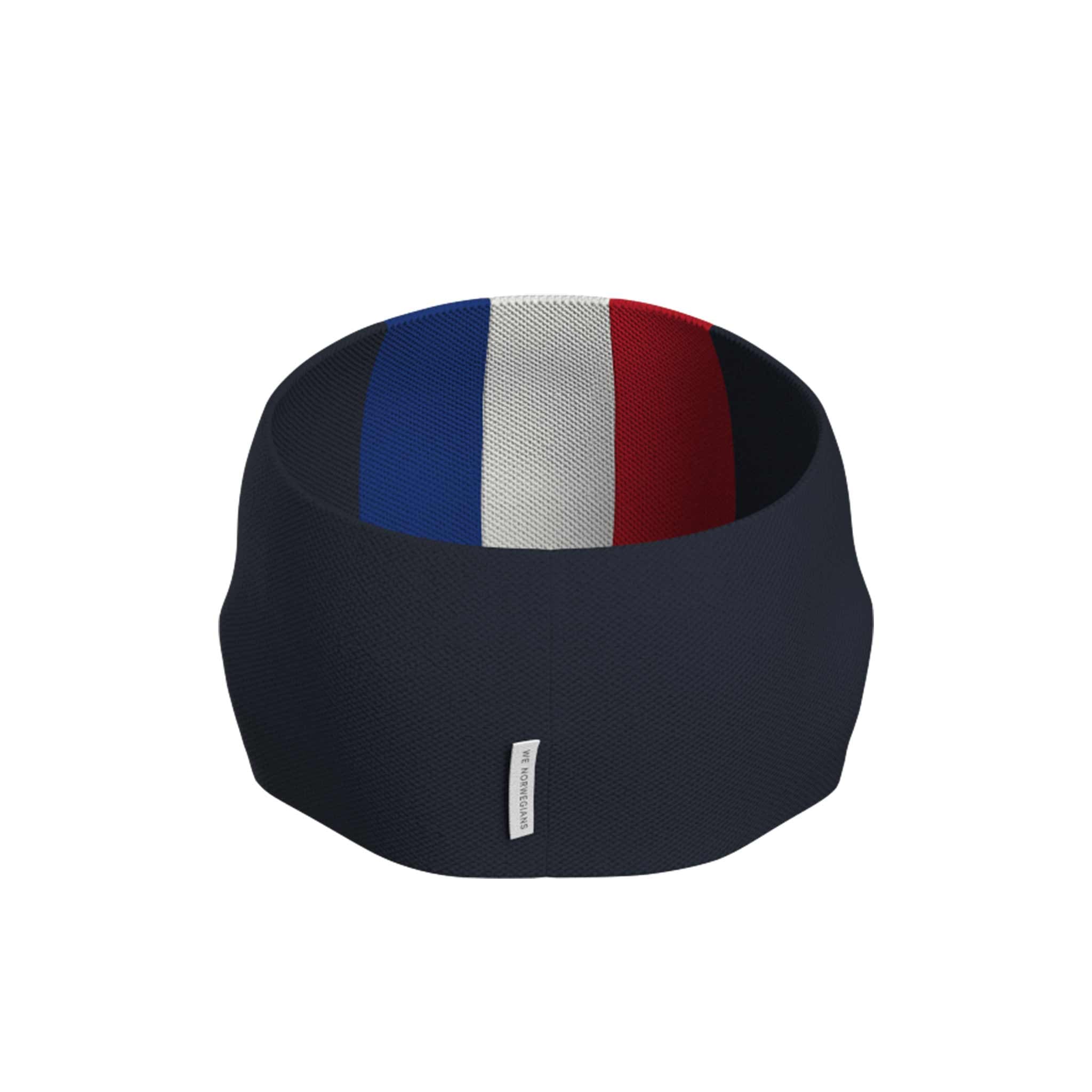 Ski Headband in Navy Flag