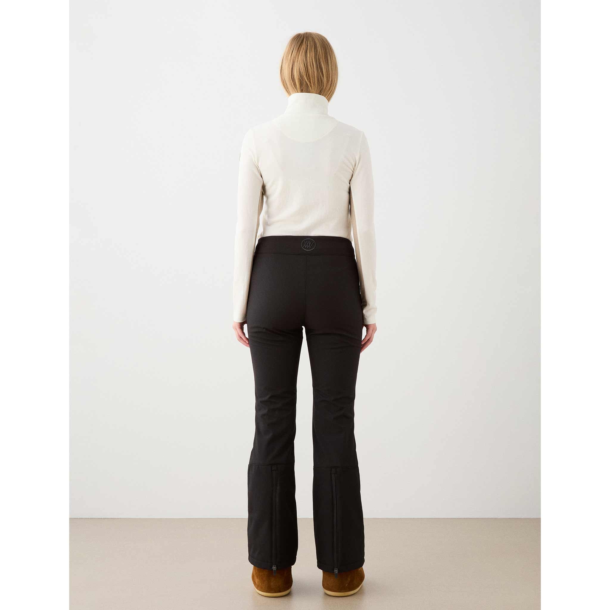 Voss Chevron Zipup Sweater in Off White