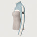 Alp n Rock women's Ali Rib Sweater in Stone/Silver Blue, side product view.