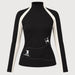 Alp n Rock women's Ashna Mockneck in black, front view.
