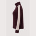 Alp n Rock women's Killian Sweater in cabernet, side view.