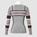 Alp n Rock women's Sylvia Zip Sweater in ivory, back view.