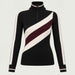 Alp n Rock women's Tanya Rib Sweater in black, front view.