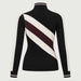 Alp n Rock women's Tanya Rib Sweater in black, back view.
