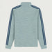 Amundsen 5Mila Half Zip in Stormy Blue Lines, back product view.