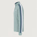 Amundsen 5Mila Half Zip in Stormy Blue Lines, side product view.