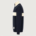 Amundsen 5Mila Half Zip Sweater in Faded Navy, side product view.
