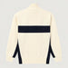 Amundsen 5Mila Half Zip Sweater in Oatmeal, back product view.