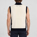 Amundsen 5Mila Knitted Vest in Oatmeal, model back