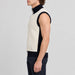 Amundsen 5Mila Knitted Vest in Oatmeal, model side