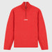Amundsen Boiled Half Zip in Weathered Red, front product view.