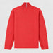 Amundsen Boiled Half Zip in Weathered Red, back product view.