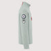 Amundsen Boiled Ski Flag Sweater in Faded Woad Green/Norge, side product view.