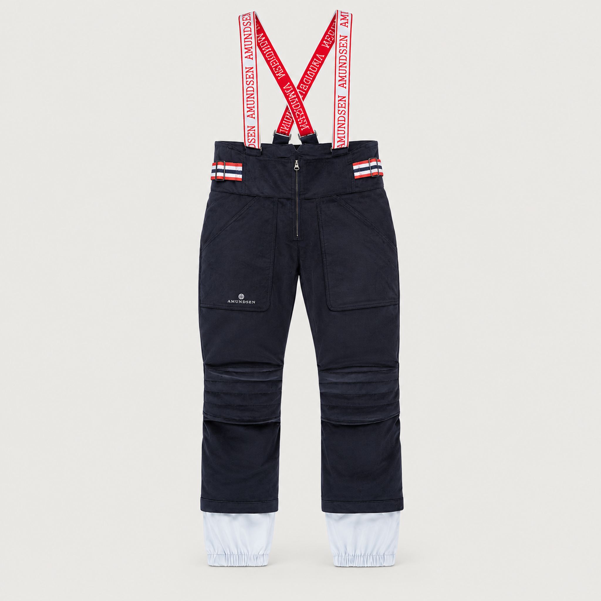 Amundsen Concord Ski Pants in Faded Navy, front product view.