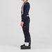 Amundsen Concord Ski Pants in Faded Navy, side view on model.