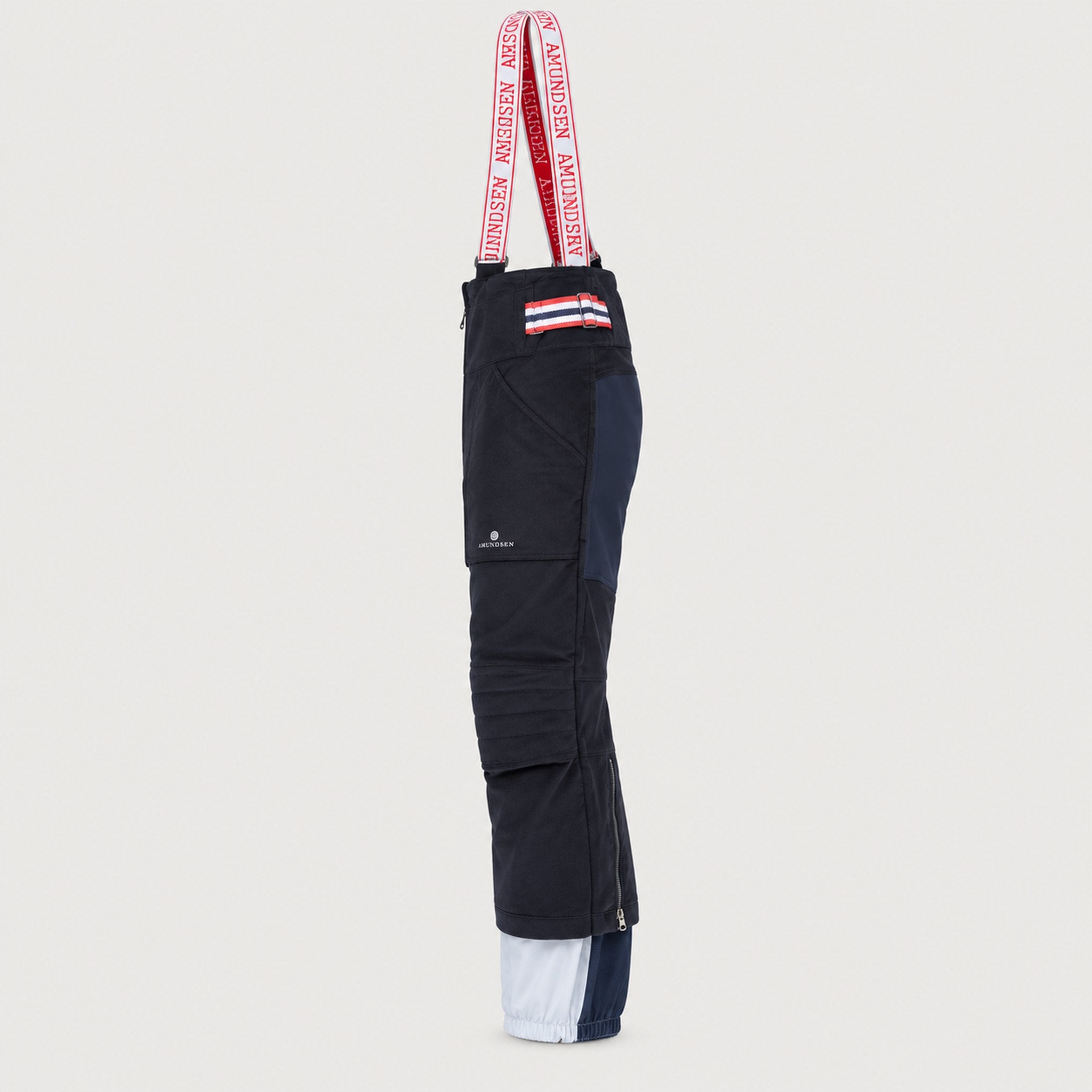 Amundsen Concord Ski Pants in Faded Navy, side product view.