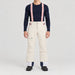 Amundsen Concord Ski Pants in Natural, front view on model.