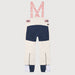 Amundsen Concord Ski Pants in Natural, back product view.
