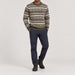 Amundsen Dunkirk Crew Neck, full outfit view on model.