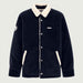 Amundsen Harvester Overshirt in True Navy, front product view.